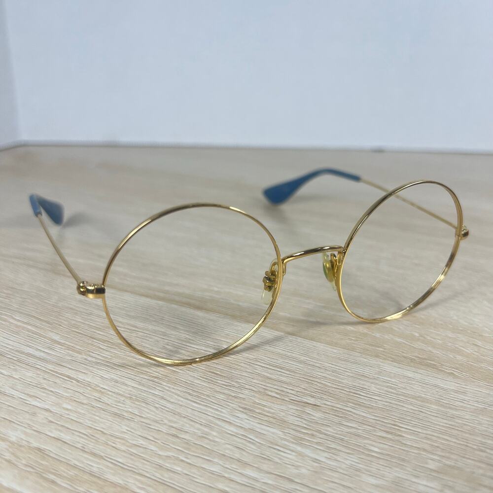 Ray-Ban RB6392 2500 Eyeglasses Round Gold Frames Only 50-20-145